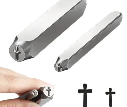 Πλουμίδη - σταυρο μικρό/μεταλλικό